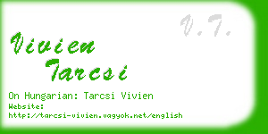 vivien tarcsi business card